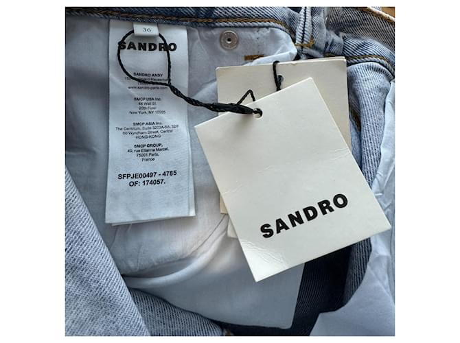 Jeans Sandro Blu Floreale - vista 5