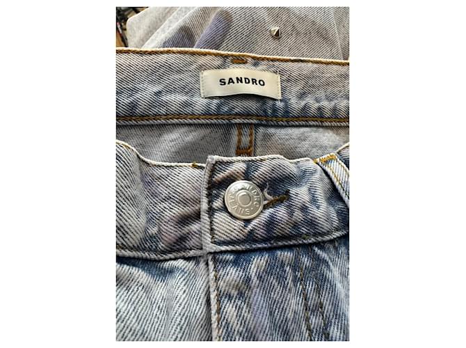 Jeans Sandro Blu Floreale - vista 6