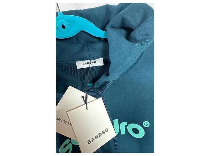 Sweatshirt Sandro Verde de Algodão M - vista 3