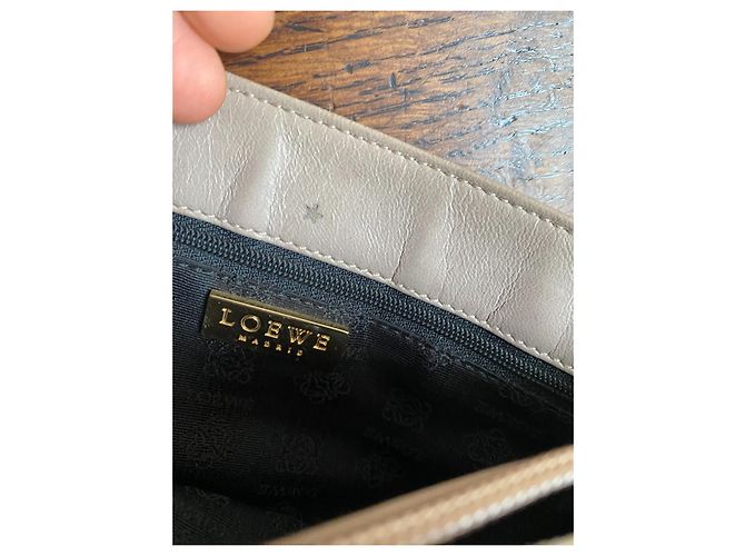 Loewe Handtasche aus Lammfell Dunkelgrau Anthrazitgrau - Ansicht 6