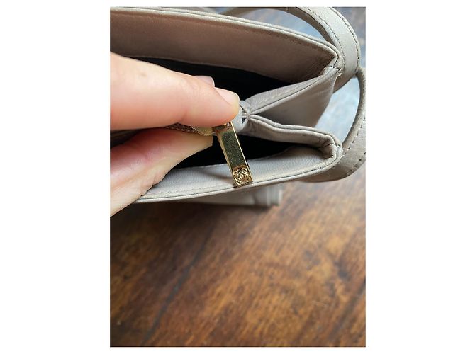 Loewe Handtasche aus Lammfell Dunkelgrau Anthrazitgrau - Ansicht 8