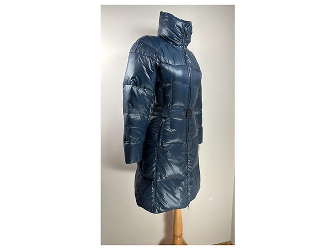 Autre Marque Chaqueta acolchada azul de poliamida - vista 2