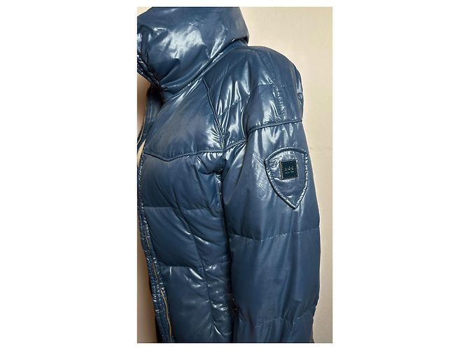 Autre Marque Chaqueta acolchada azul de poliamida - vista 5