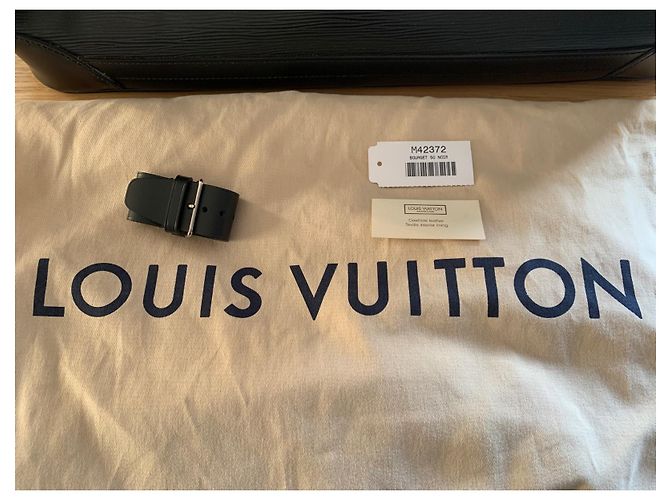 Borsa da viaggio Louis Vuitton Le Bourget 50 Nero - vista 3