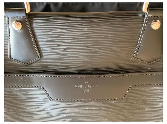 Borsa da viaggio Louis Vuitton Le Bourget 50 Nero - vista 5
