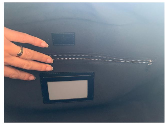 Borsa da viaggio Louis Vuitton Le Bourget 50 Nero - vista 8