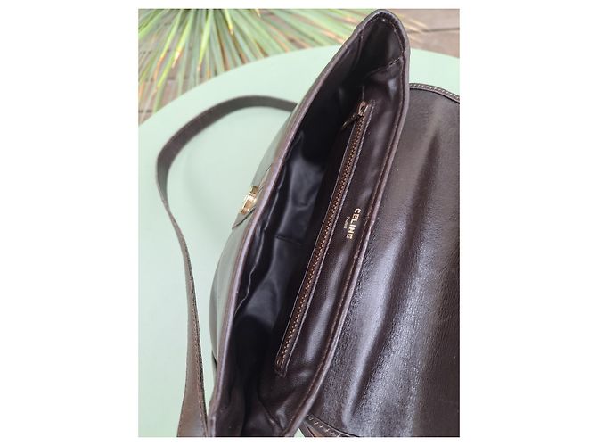 Céline Vintage Umhängetasche Braun - Ansicht 3