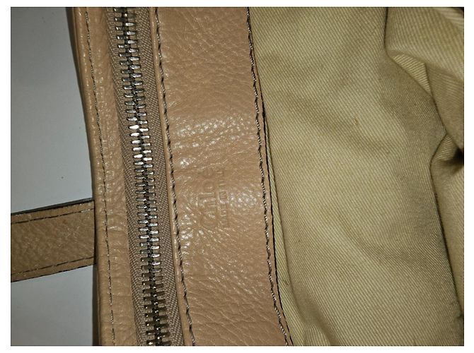 Paddington Borsa Chloé in pelle beige - vista 4