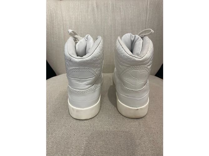 Zapatillas CHANEL T.EU 41 Cuero Blanco - vista 5
