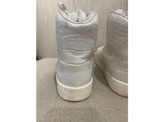 Zapatillas CHANEL T.EU 41 Cuero Blanco - vista 6