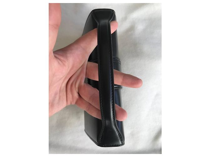 Borsa a mano Jacquemus Grand Bambino Nera in pelle d'agnello Nero - vista 3