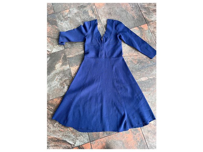 Reiss Kleid Blau Viscose - Ansicht 3