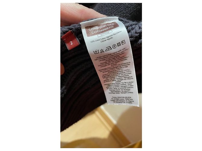 Abrigo Comptoir Des Cotonniers de algodón gris oscuro Gris antracita - vista 10