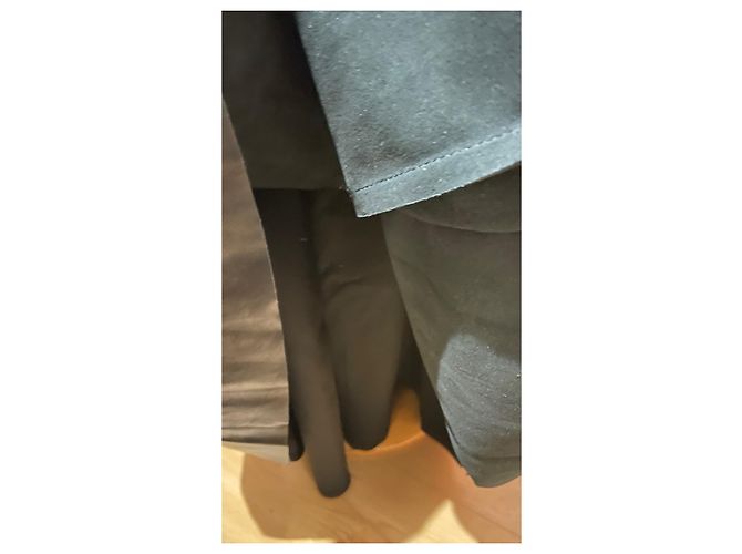 Falda larga de cuero negra Kenzo Negro - vista 6