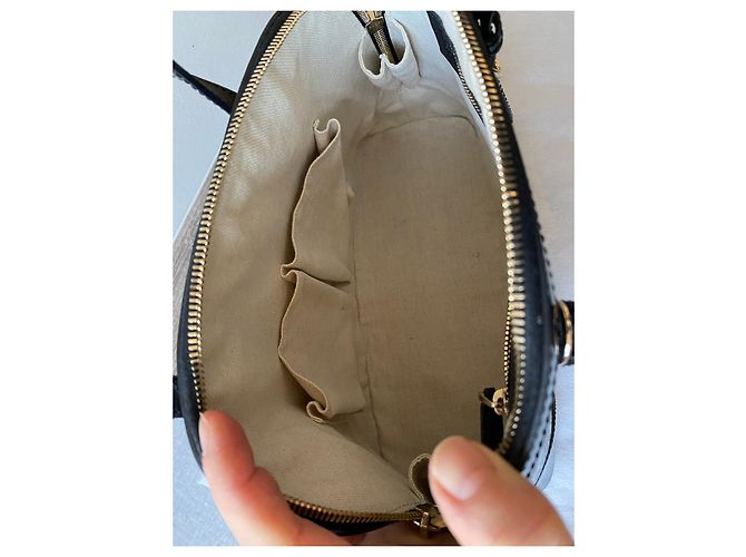 Gucci Dome in vernice nera Nero - vista 5