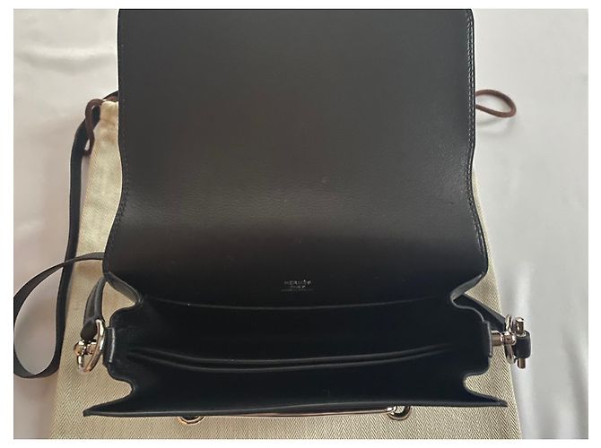 Hermès Borsa Hermes mini Roulis Nero - vista 6