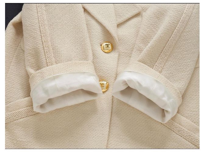 Cambon Chanel VENDIMIA 92 Chaqueta Blanco - vista 3