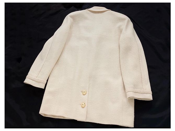 Cambon Chanel VENDIMIA 92 Chaqueta Blanco - vista 5
