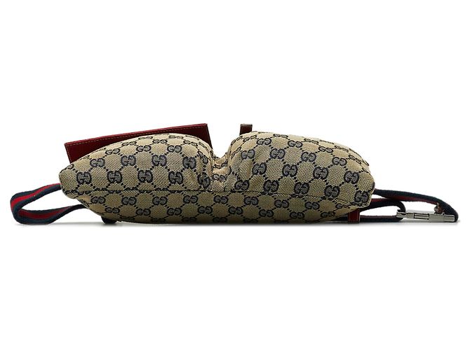 Marsupio da tasca foderato in tela GG marrone Gucci - vista 4