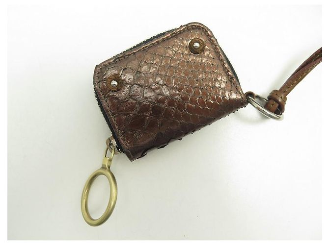 Chloé BOLSA CHLOE BETTY EM BOLSA DE MÃO DE COURO BRONZE PYTHON - vista 11