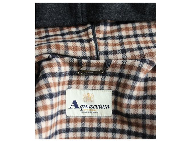 Dufflecoat Anthrazit AQUASCUTUM T.M Anthrazitgrau - Ansicht 4