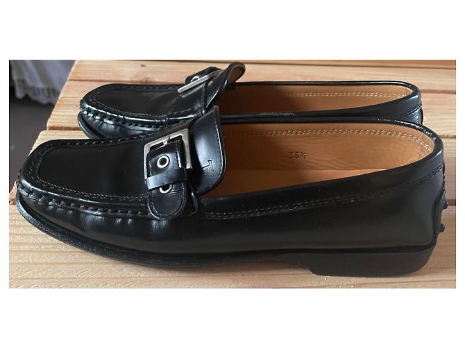 Mocassini Tod's in pelle nera Nero - vista 5