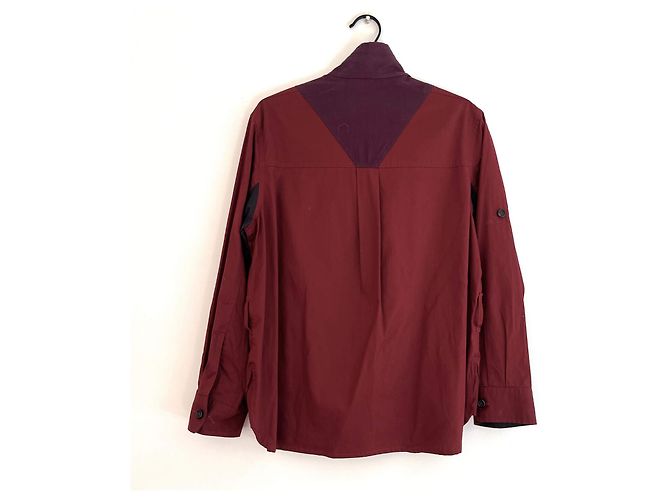 Camisa militar Yotam Isabel Marant rojo oscuro algodón Burdeos - vista 4