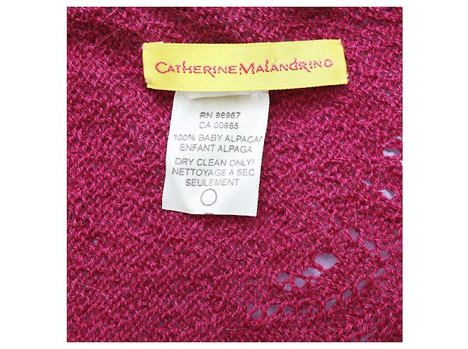Catherine Malandrino Púrpura Grande 100% Bufanda de lana de alpaca bebé - vista 6