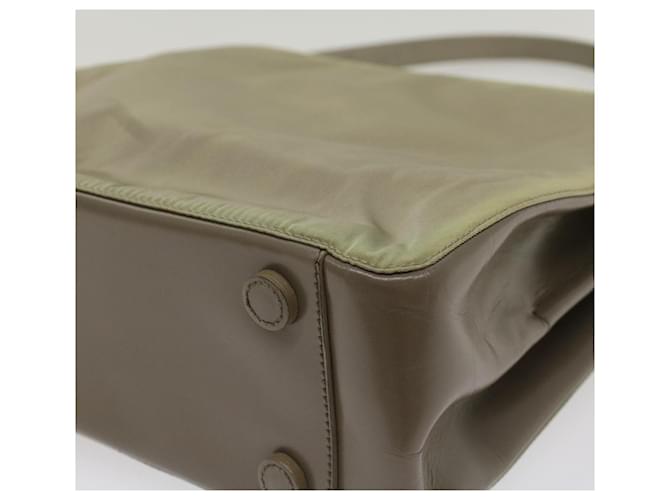 PRADA Borsa A Tracolla Nylon Khaki Auth cl771 Cachi - vista 15