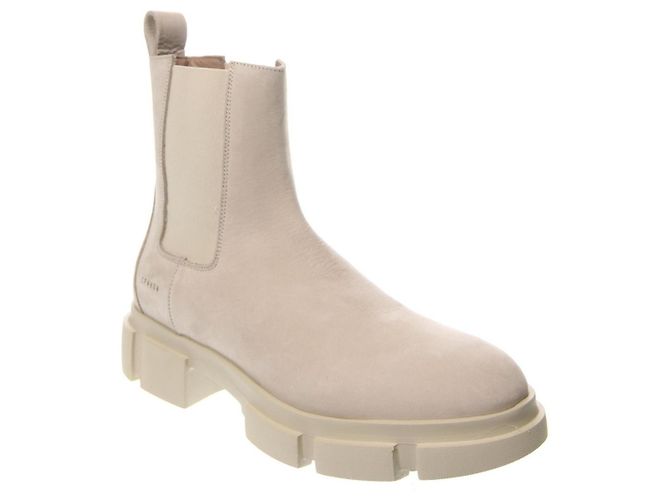 Autre Marque Copenhagen Studios Stiefeletten aus Leder Ecru - Ansicht 2