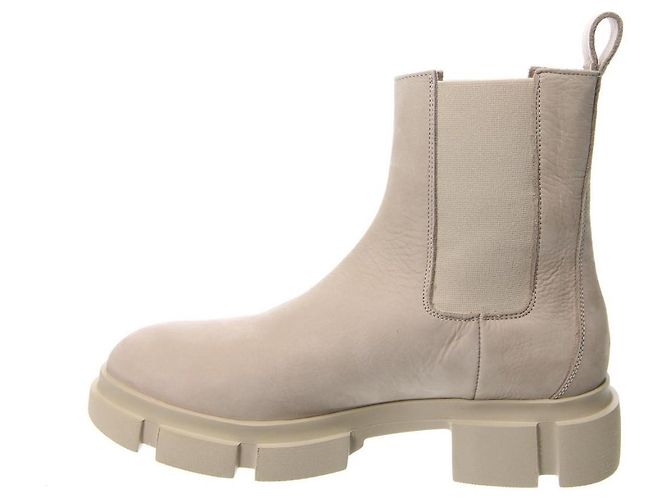 Autre Marque Copenhagen Studios Stiefeletten aus Leder Ecru - Ansicht 3