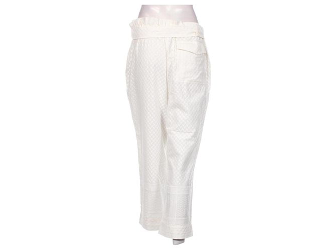 Autre Marque Pantalón de algodón blanco Lala Berlin - vista 2