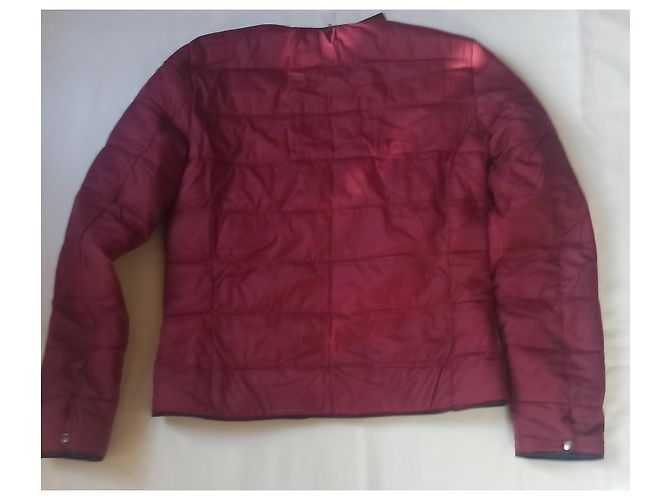 Torrente Plumífero Reversible Azul Rojo Oscuro Burdeos - vista 2