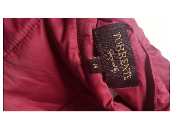 Torrente Plumífero Reversible Azul Rojo Oscuro Burdeos - vista 5