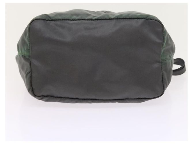 Borsa a mano Prada in nylon 2modo Grigio Auth 54970 Marrone - vista 11