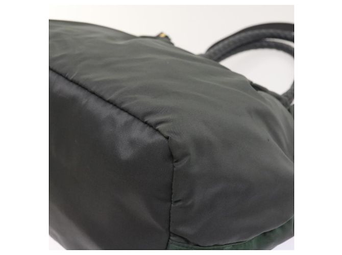 Borsa a mano Prada in nylon 2modo Grigio Auth 54970 Marrone - vista 14
