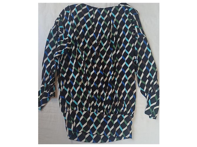 Top Diane Von Furstenberg de viscosa corte amplio Multicolor - vista 2