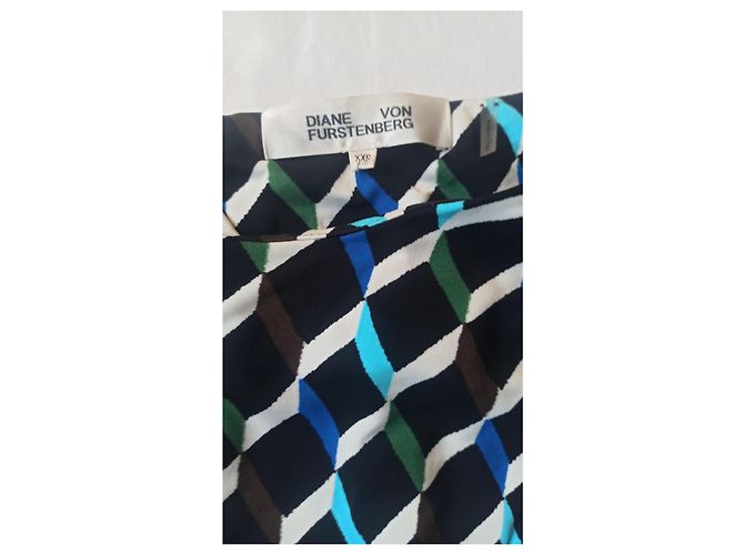 Top Diane Von Furstenberg de viscosa corte amplio Multicolor - vista 3