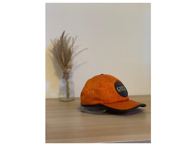 Cappellino Gucci Off The Grid Arancione - vista 2