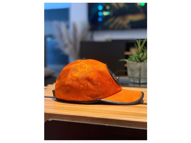 Cappellino Gucci Off The Grid Arancione - vista 3