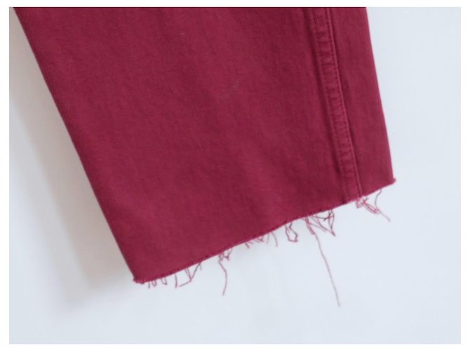 Re/Done RE/Fertig sind kurze rote Jeans - Ansicht 2