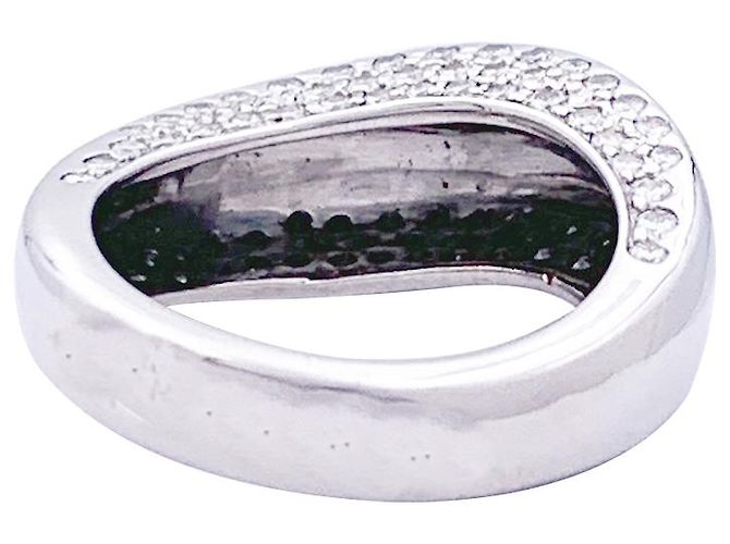 Chaumet Ring, "Valzer", ORO BIANCO, Diamants. - vista 2