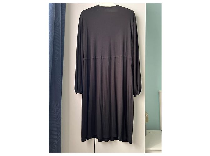 VESTIDO MUJER DESIGUAL Negro - vista 2