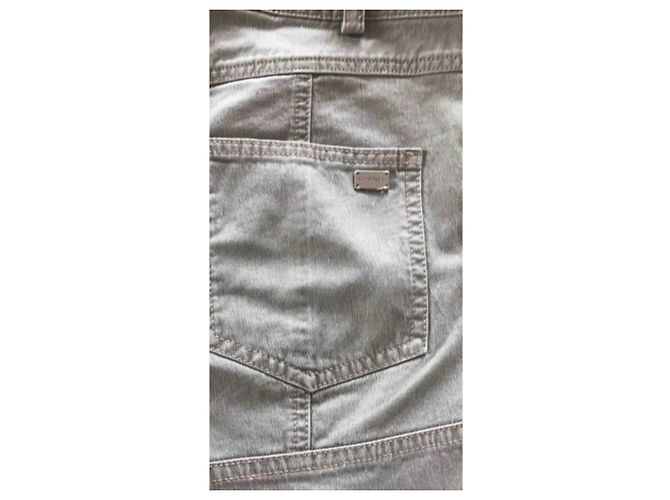 Chanel Jeans Baumwolle Beige Grau 38 - Ansicht 8