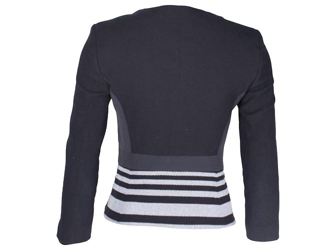 Boss Hugo Boss Jeisina Blazer de algodón azul marino - vista 3