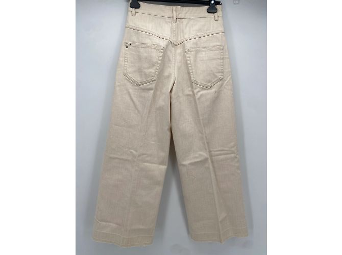 Isabel Marant Etoile Jeans Isabel Marant Étoile T.FR 36 Denim - Jeans Beige - vista 2