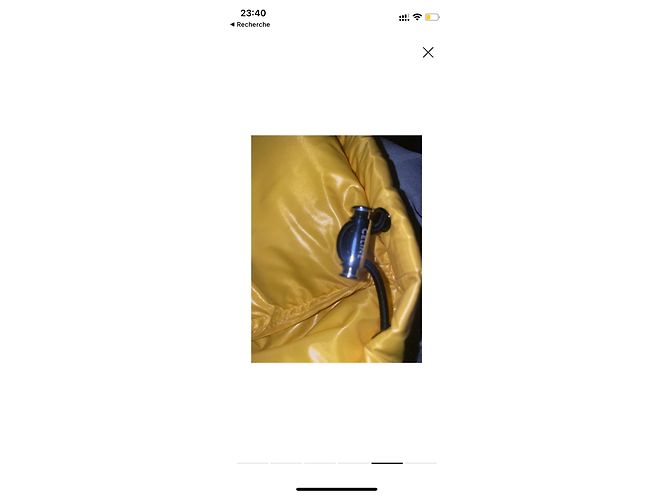 Céline Celine Short Down Jacket Yellow - view 5