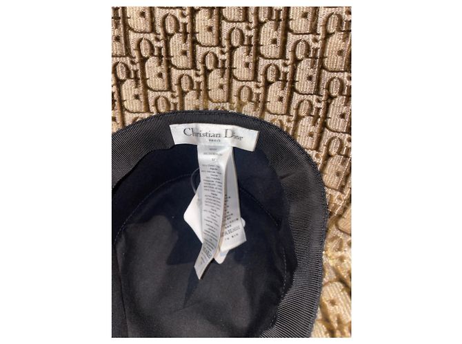 Cappello Christian Dior D-Bobby Oblique Marrone - vista 2