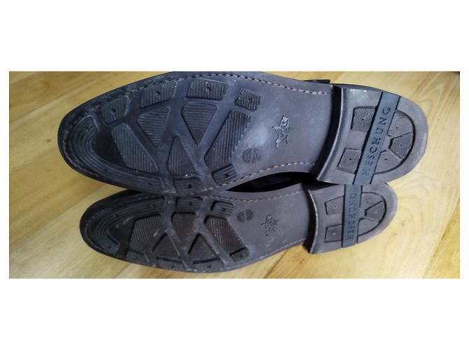 Botas Heschung Cassava de couro Anicalf pretas com fivela Preto - vista 6