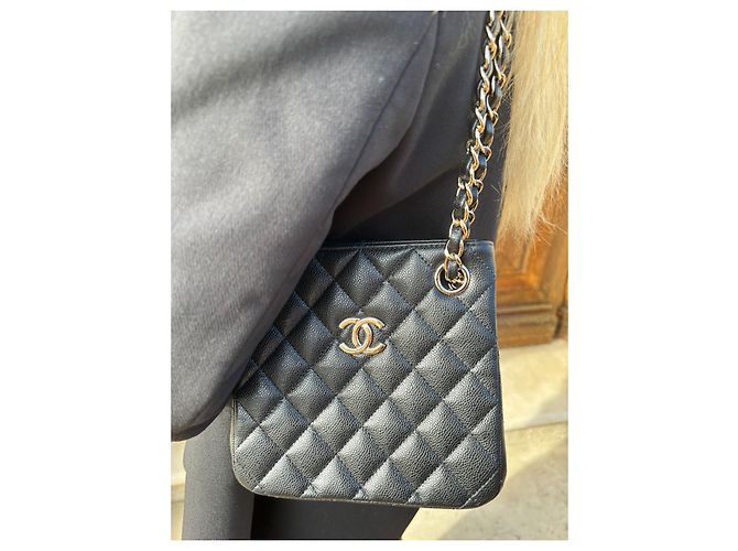 Chanel Beuteltasche Schwarz - Ansicht 3